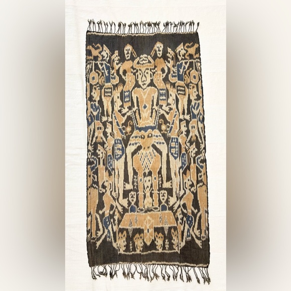 Sumba Ikat Textile Scarf or Wall Hanging - Picture 3 of 11